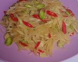 Foto langkah ke 4 dari resep Tumis pepaya muda pedas pooll...