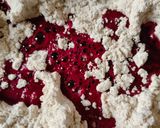 A picture of step 3 of Beetroot puri.