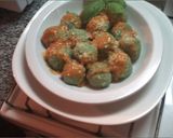 Foto del paso 7 de la receta: Malfattis de espinaca con salsa rosa