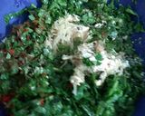 A picture of step 2 of Lauki Palak Paratha (bottelgourd).
