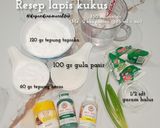 Foto langkah ke 1 dari resep Lapis kukus (santan instan).