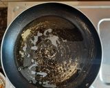 A picture of step 1 of Raw turmeric sabzi.