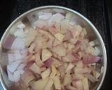 A picture of step 1 of Bhendi ki sabji.