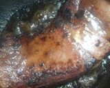 A picture of step 3 of Ham Steak with Spicy Redeye Gravy.