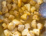 A picture of step 6 of Soya Palak Potato Curry: healthy protein rich curry.