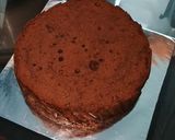 Foto langkah ke 5 dari resep Cake Coklat Ultah Simple.