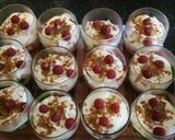 Une image de l'étape 4 de Tiramisu Framboises.