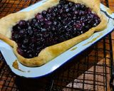 A picture of step 4 of Blueberry pie.