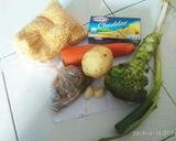 Foto langkah ke 1 dari resep Nugget udang sayur mayur.