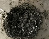 A picture of step 3 of Black sesame paste.