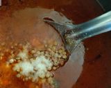 A picture of step 5 of Akhi masoor dal.