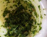 A picture of step 4 of Basil Pesto.