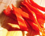 Hình bước làm 1 của món Mực Xào Khóm & Ớt Chuông