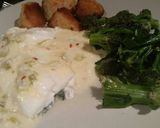 A picture of step 12 of White fish in a hot smoked-cheese sauce.