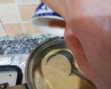 A picture of step 4 of Karak chai.