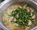 รูปขั้นตอนการทำที่ 8 ของ ขนมจีนแกงเขียวหวานไก่