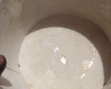 A picture of step 1 of Basboussa (semolina Cake).