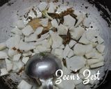 A picture of step 1 of Broccoli and Knol Khol Sabzi.