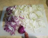 Foto del passaggio 4 della ricetta Crema di cicerchia greca (fava), con cipolle caramellate