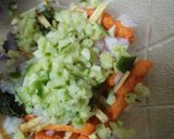 A picture of step 2 of Cheetos Chaat.