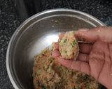 A picture of step 4 of Dry Veg Manchurian.