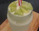 รูปขั้นตอนการทำที่ 2 ของ แตงไทยปั่นกะทินมสด Musk Melon Smoothie 🥤