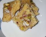A picture of step 5 of Gram Flour Mithaee.