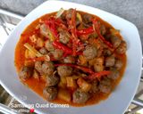 Foto langkah ke 6 dari resep Sambel goreng kreni / bola-bola daging sapi / Sambel goreng solo.
