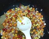 A picture of step 4 of Chinese fried rice.