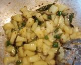 A picture of step 4 of Sabudana khichdi 😋.