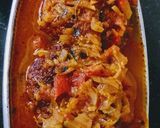 A picture of step 8 of Coconut kofta Curry.