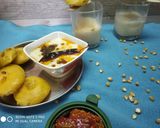 राजस्थानी मक्के के ढोकले और कढ़ी (Rajasthani makke ke dhokle aur kadhi recipe in Hindi) रेसिपी चरण 8 फोटो