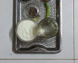 A picture of step 1 of Masala buttermilk.