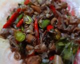 Foto langkah ke 3 dari resep Cumi Asin Pete.