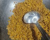 A picture of step 4 of Singhara Sesame Halwa.