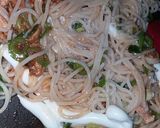 A picture of step 5 of Fajita pasta.