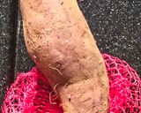 A picture of step 1 of Sweet potato chaat.