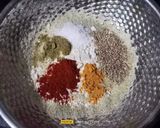 A picture of step 2 of Moong Beans Masala Khakhra.