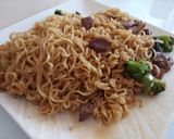 A picture of step 4 of Beef noodles.