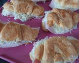 A picture of step 3 of Homemade Ham and Cheese Croissants with Light Béchamel.