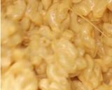A picture of step 3 of 3-ingredient mac 'n' cheese.