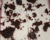 A picture of step 6 of Eggless super delight brownie with vanilla icecream.