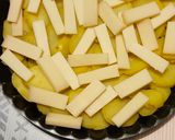 Une image de l'étape 2 de Tarte tatin pommes de terre et Comté.