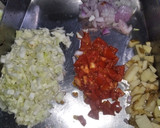 முட்டைக்கோஸ் உருளைக்கிழங்கு சப்ஜி (Muttaikosh urulaikilanku sabji recipe in tamil) ரெசிபி ஸ்டேப் 1 புகைப்படம்