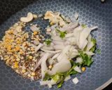 A picture of step 4 of Kodo millet Coriander rice.