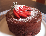 Foto del paso 4 de la receta: Bizcocho de choco 'Sandri':en taza, sin gluten, lácteos ni huevo