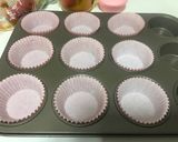 Foto del paso 5 de la receta Cupcakes de fresa "San Valentín"