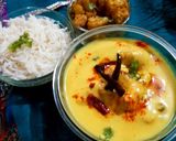 राजस्थानी कड़ी पकोडा (Rajasthani Kadhi Pakoda recipe in hindi) रेसिपी चरण 12 फोटो