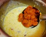 A picture of step 6 of Keshari KHEER with Date Palm Jaggery.