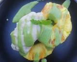 Grilled pineapple/ banana ice cream/lime and mint sauce recipe step 5 photo